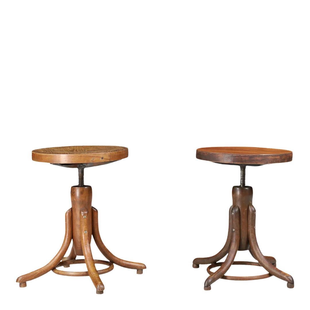 c1910 Gebrüder Thonet : Art Nouveau tabouret stools by, Austria