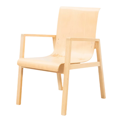 Alvar Aalto model 403 : lacquered birch "Hallway" chair, Finland