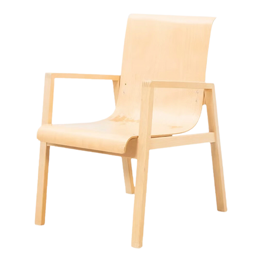 Alvar Aalto model 403 : lacquered birch "Hallway" chair, Finland