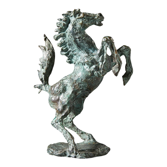 1982 Augusto Murer : prancing horse bronze, Italy