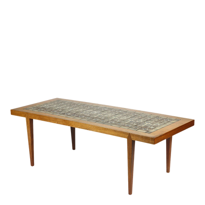 1960s Severin Hansen Jr. : rosewood & RC Baca tile coffee table