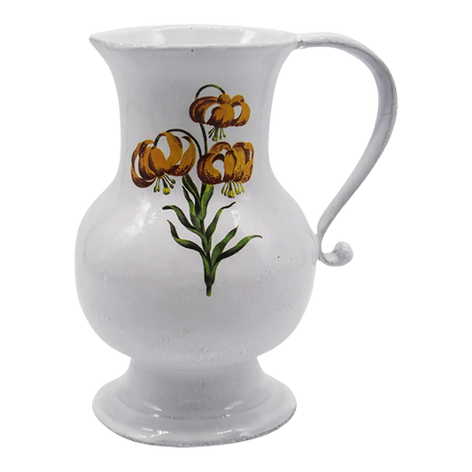 John Derian : Mountain Lily Pitcher for Astier de Villatte