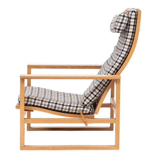1956 Borge Mogensen : "The Runner" oakwood lounge chair + ottoman