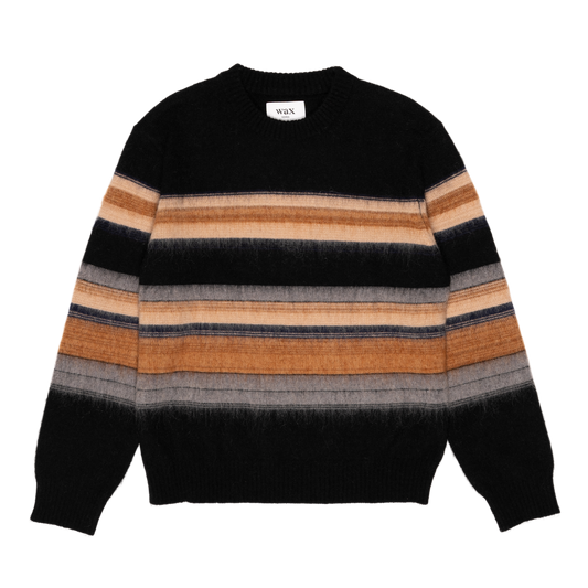 Wax London : Wilde Crew in Brush Stripe