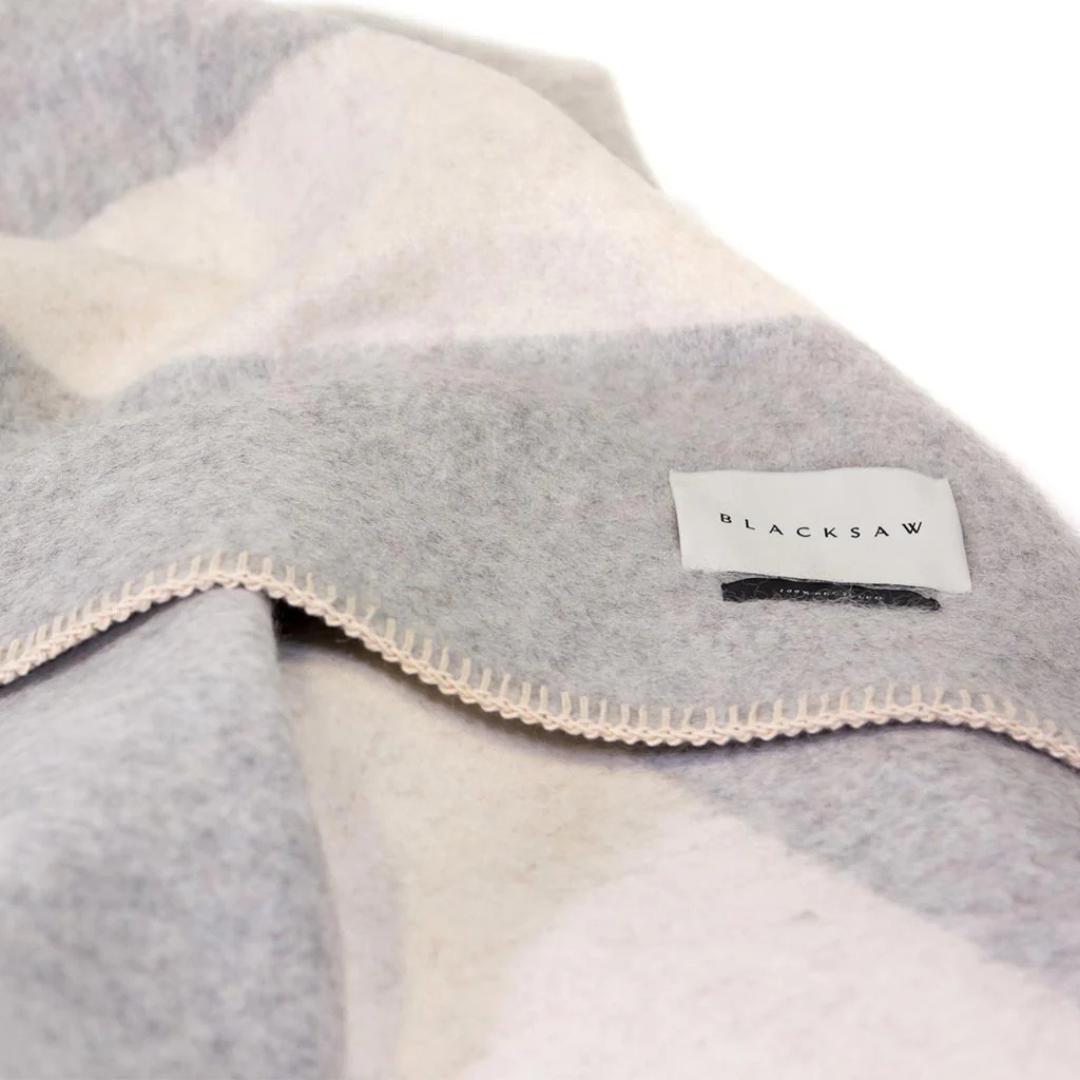 Blacksaw : The Siempre Blanket in Light Heather