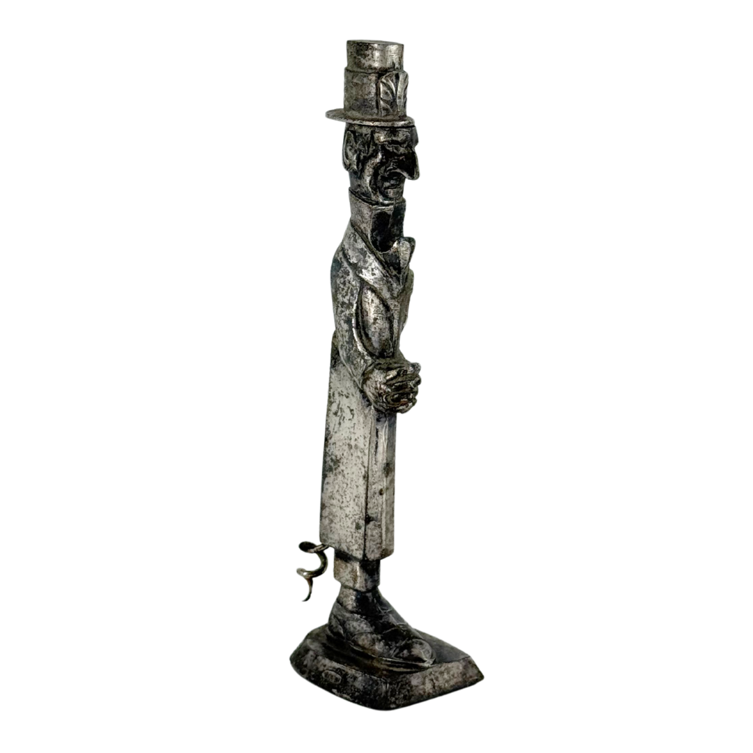 1940s American : die cast allow novelty corkscrew, Demley Co.