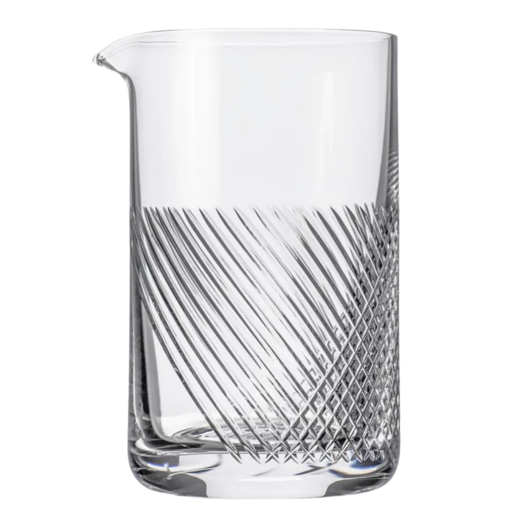 Bourbon Street : lead free crystal Cocktail Mixing Glass