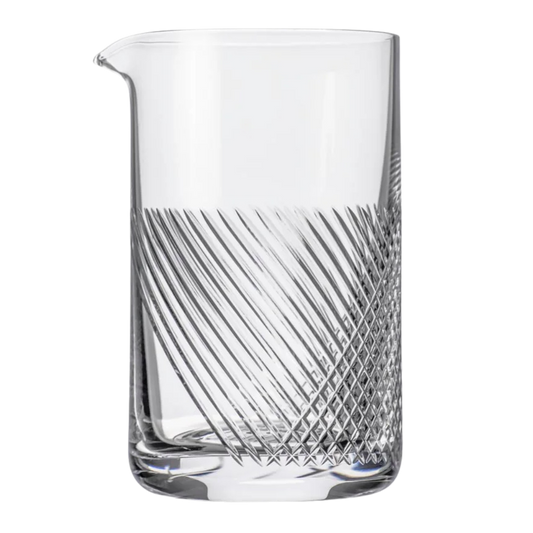 Bourbon Street : lead free crystal Cocktail Mixing Glass