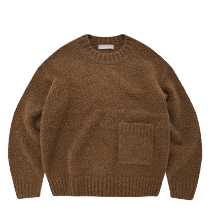 FrizmWORKS : Alpaca Boucle Knit in Brown