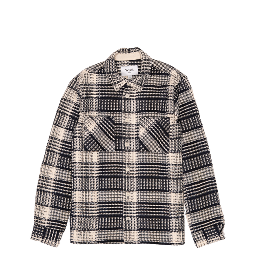 Wax London : Whiting Addle Check Overshirt