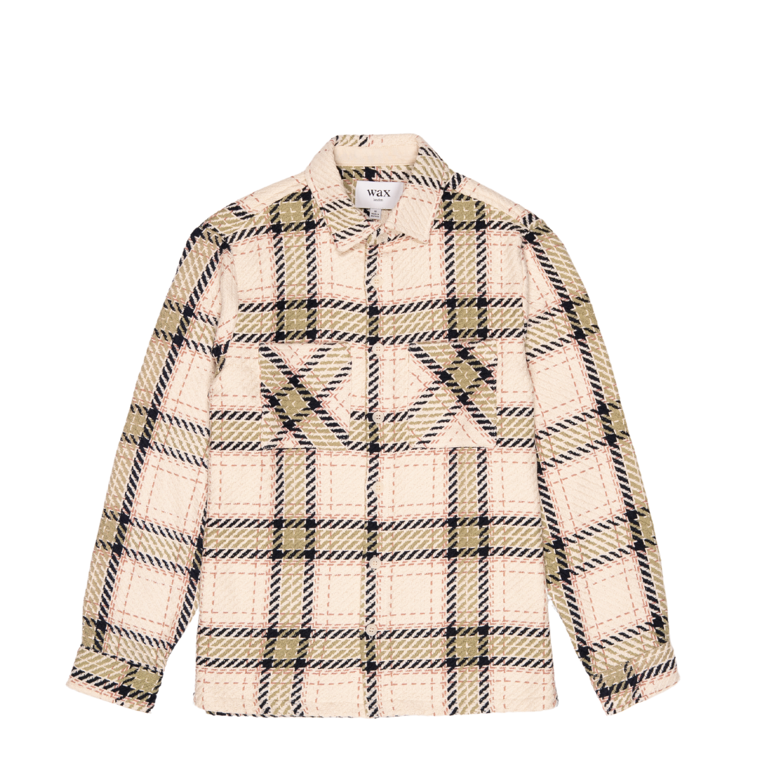 Wax London : Whiting Harp Check Overshirt