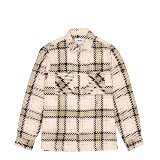 Wax London : Whiting Harp Check Overshirt