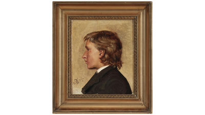 Carl Thomsen c1875 dated portrait young man