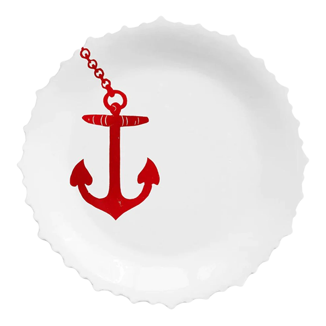 Astier de Villatte : Anchor Dinner Plate, Large