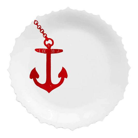 Astier de Villatte : Anchor Dinner Plate, Large