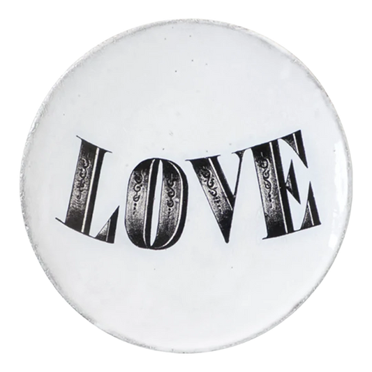 John Derian : Love Plate for Astier de Villatte