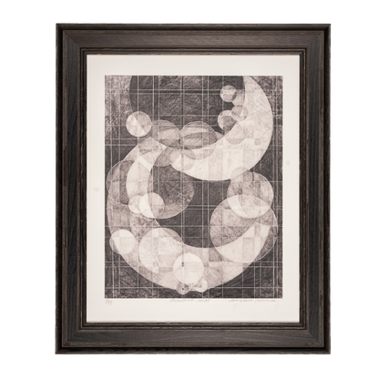 David Dew Bruner : "Oculus I" digital print on archival paper, Framed