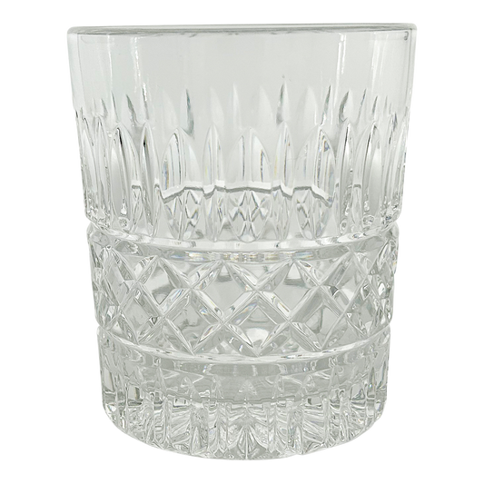 Versailles Whiskey (German) : 24bpo Cut Criss-Cross Crystal Tumbler