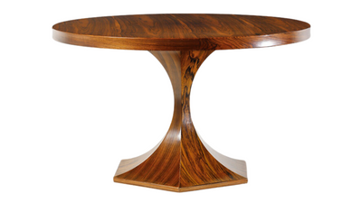 1950s Carlo De Carli 51" rosewood dining table