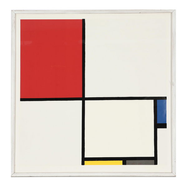 1929 Piet Mondrian : “Composition No. III, with Red, Blue, Yellow