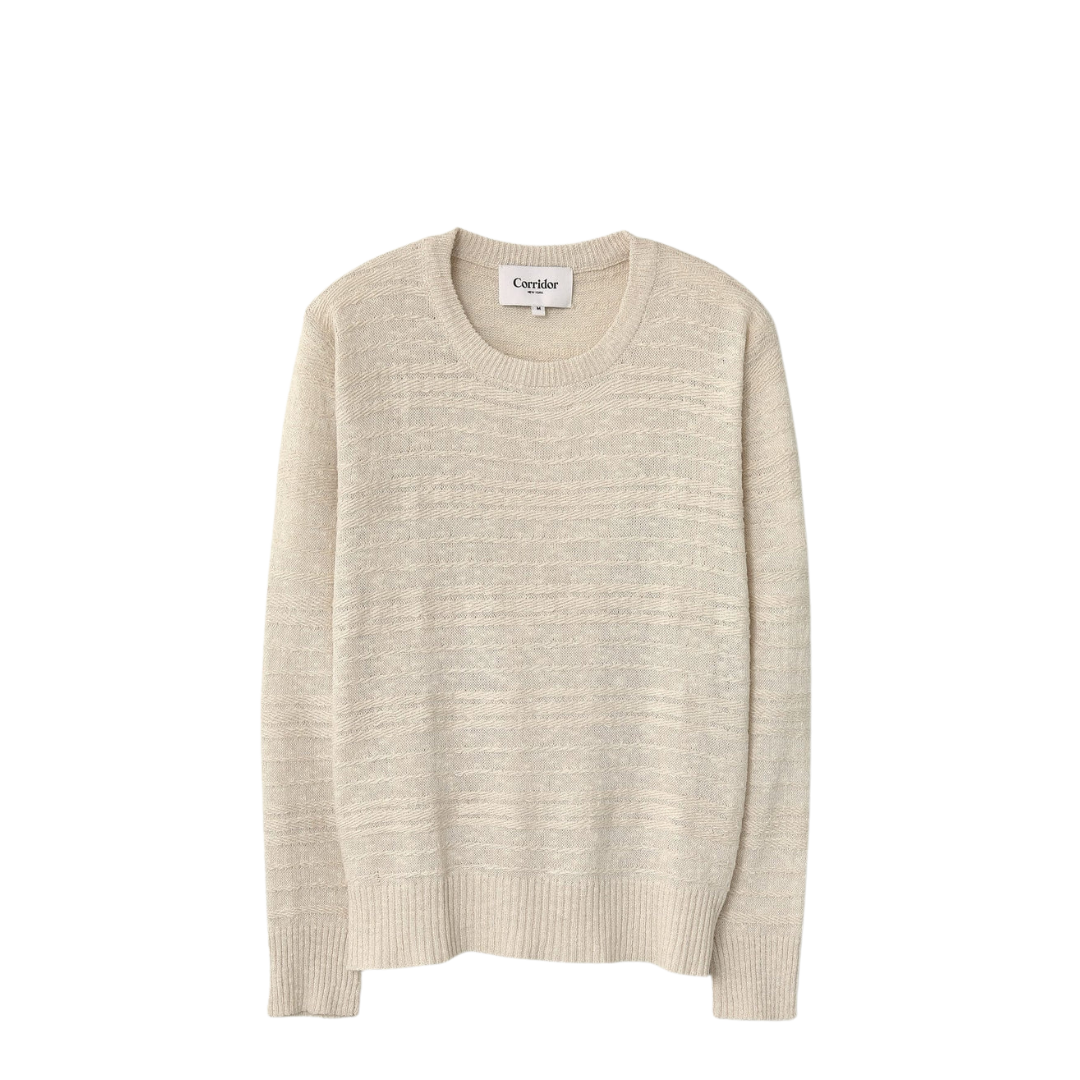 Corridor : Linen Silk Crewneck