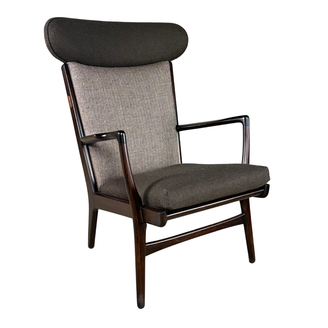 1953 Hans J Wegner : Model AP15 high-back easy chair, Denmark