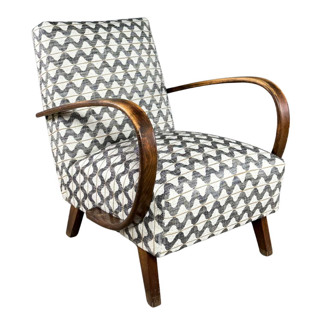 c1940 Jindřich Halabala : classic bentwood H-269 armchair