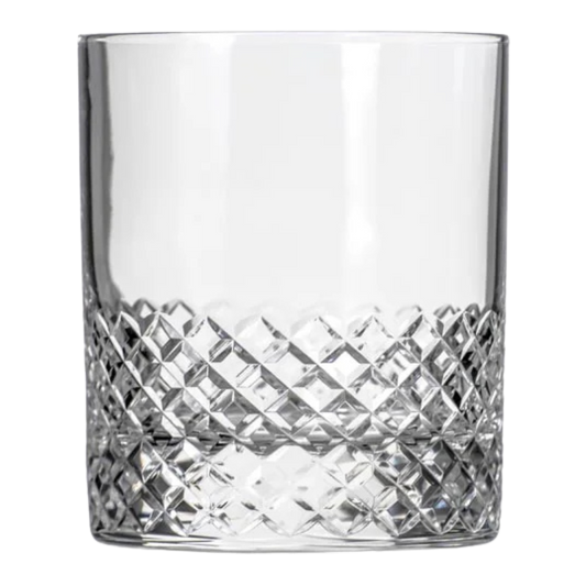 Diamond On the Rocks : lead free crystal Cocktail Glasses 11oz, set of 4
