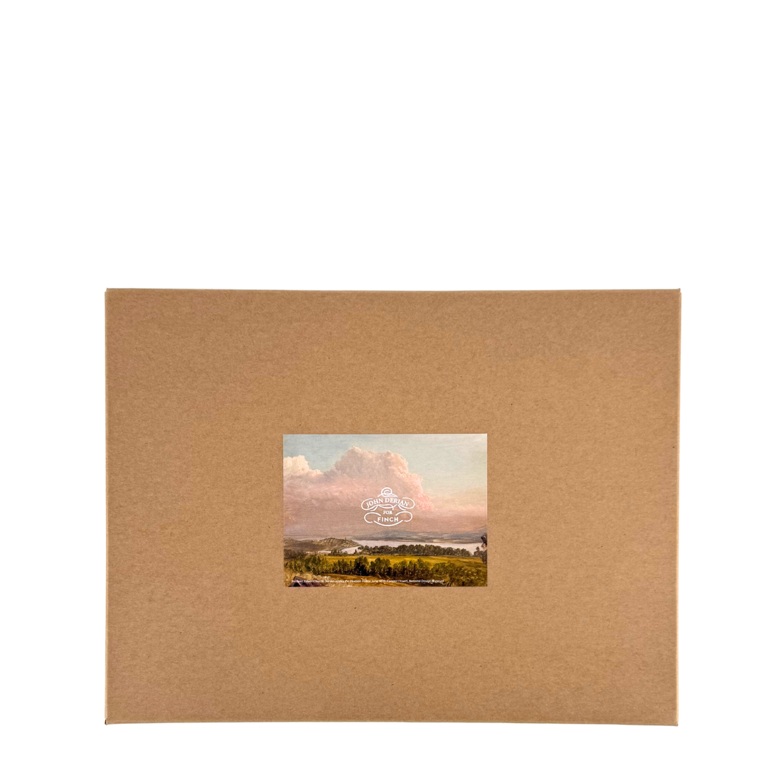 John Derian for FINCH : Sanford Robinson Gifford - 8" x 10.5" decoupage tray