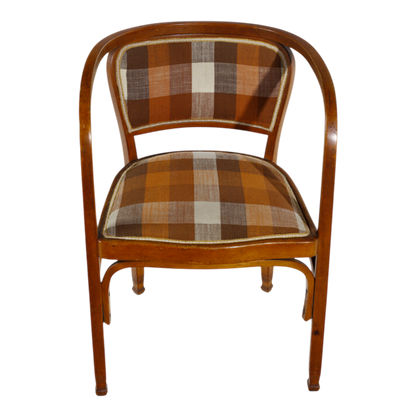 1910 Gustav Siegel : pair Vienna Secessionist armchairs for Jacob & Josef Kohn