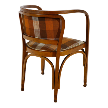 1910 Gustav Siegel : pair Vienna Secessionist armchairs for Jacob & Josef Kohn