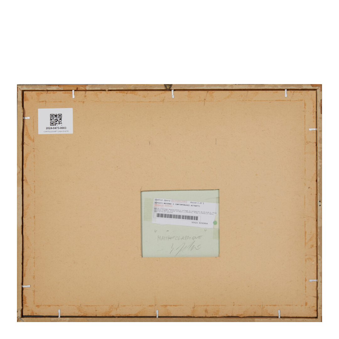 1970s Sergio Dangelo : surrealist collage "Matin Classique"