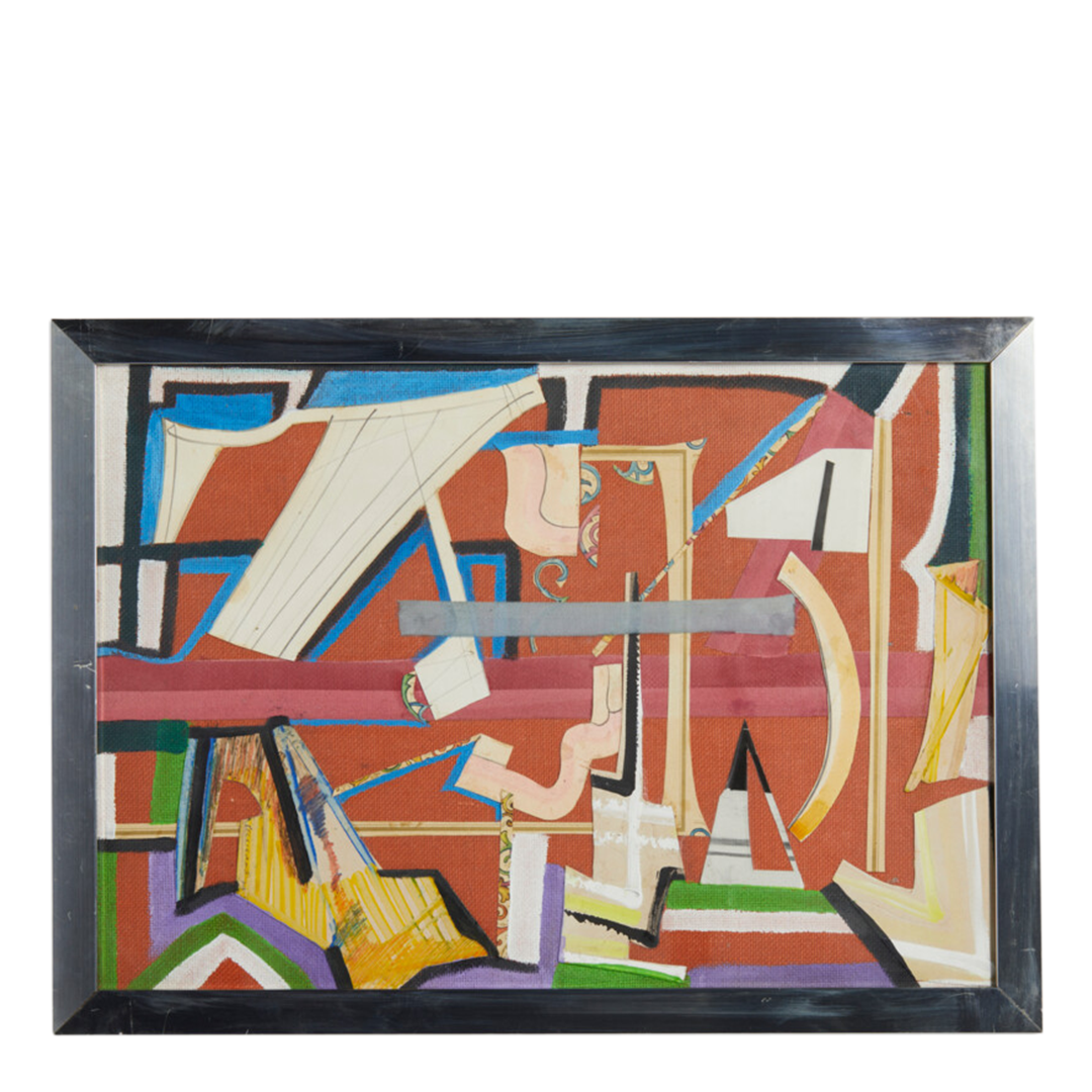 1979 Domenico Pellicano : framed mixed media, 20" x 12"