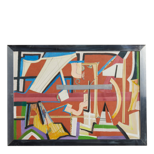 1979 Domenico Pellicano : framed mixed media, 20" x 12"