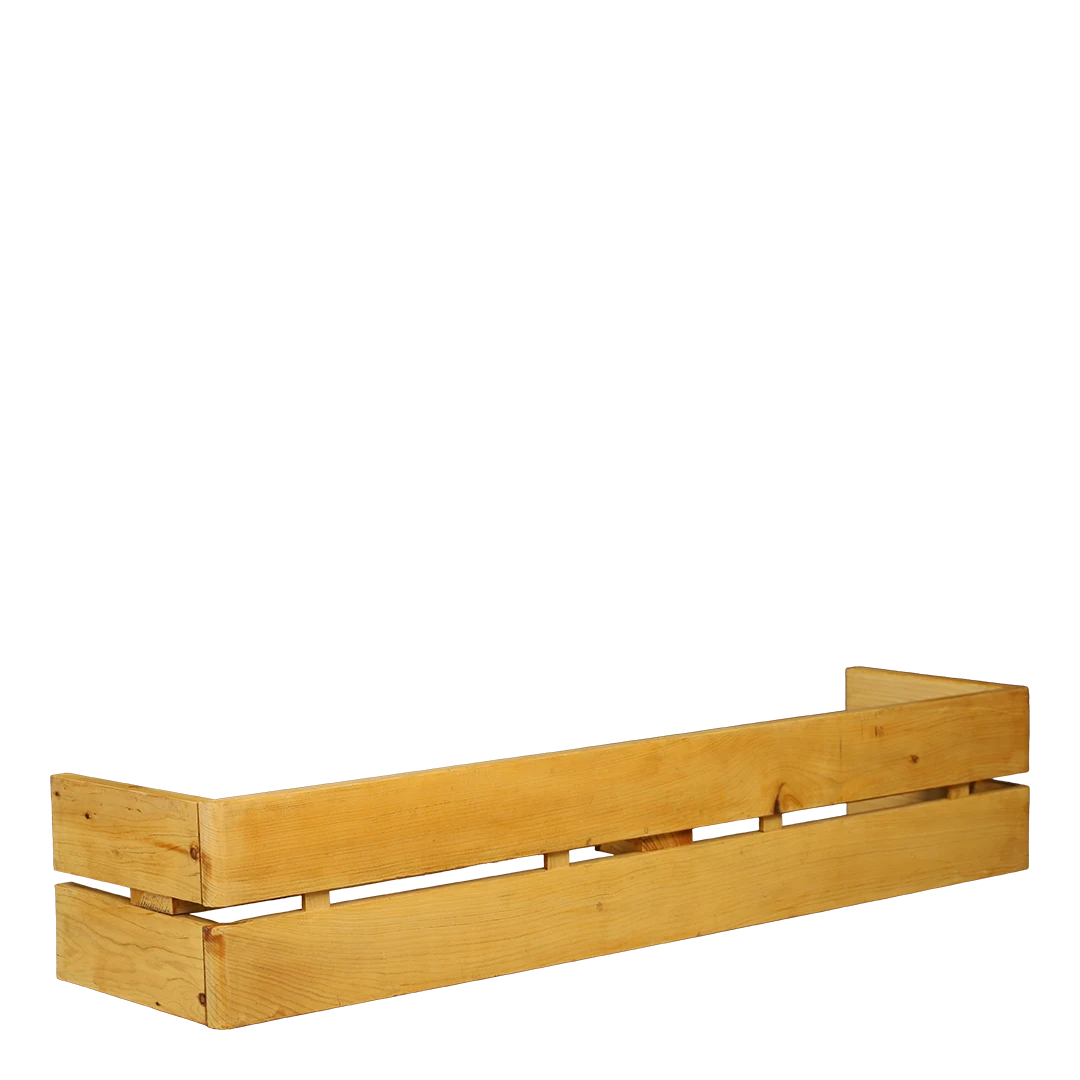 1960s Charlotte Perriand : Les Arc solid pinewood bench, France