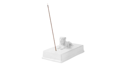 Lion on slab incense holder, Astier de Villatte