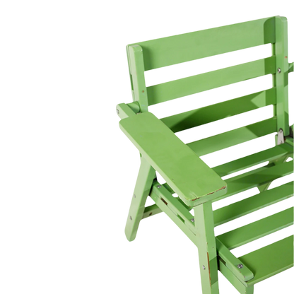 c1968 Carlo Hauner : California painted wood garden chair, Italy