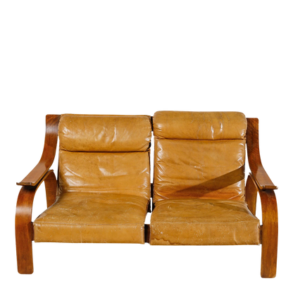 1960s Marco Zanuso : model "Woodline" sofa, Arflex, Milan