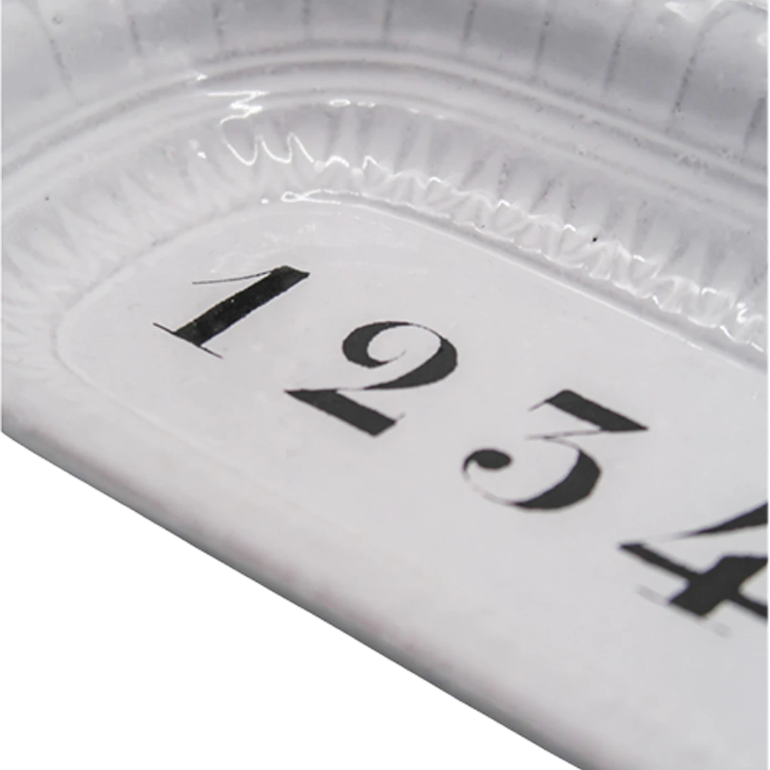 John Derian : Numbers Platter for Astier de Villatte