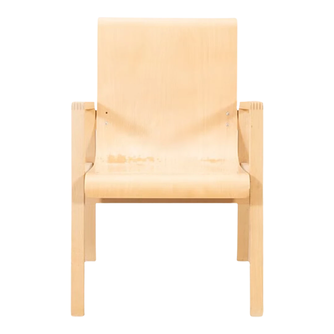 Alvar Aalto model 403 : lacquered birch "Hallway" chair, Finland