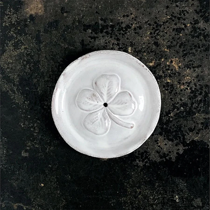 Astier de Villatte : Clover "Chance" Incense Holder