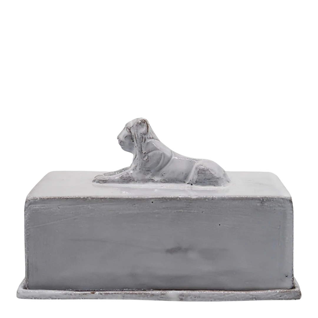 Astier de Villatte : Lion Butter Dish