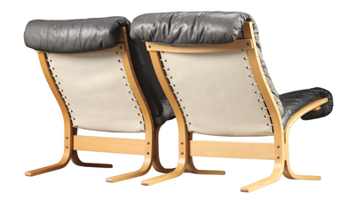 1970s Ingmar Relling low-back "Siesta" chair + ottoman
