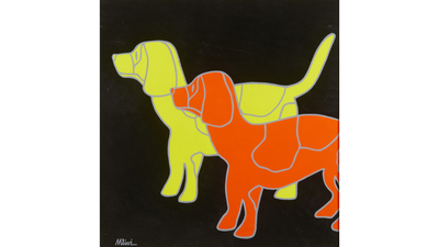 Sergio Ulivi (b. 1955) "Due Beagle" dated 2017