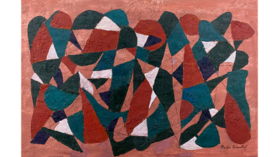 Martin Rosenthal (1899-1974) small abstract, c1964 USA