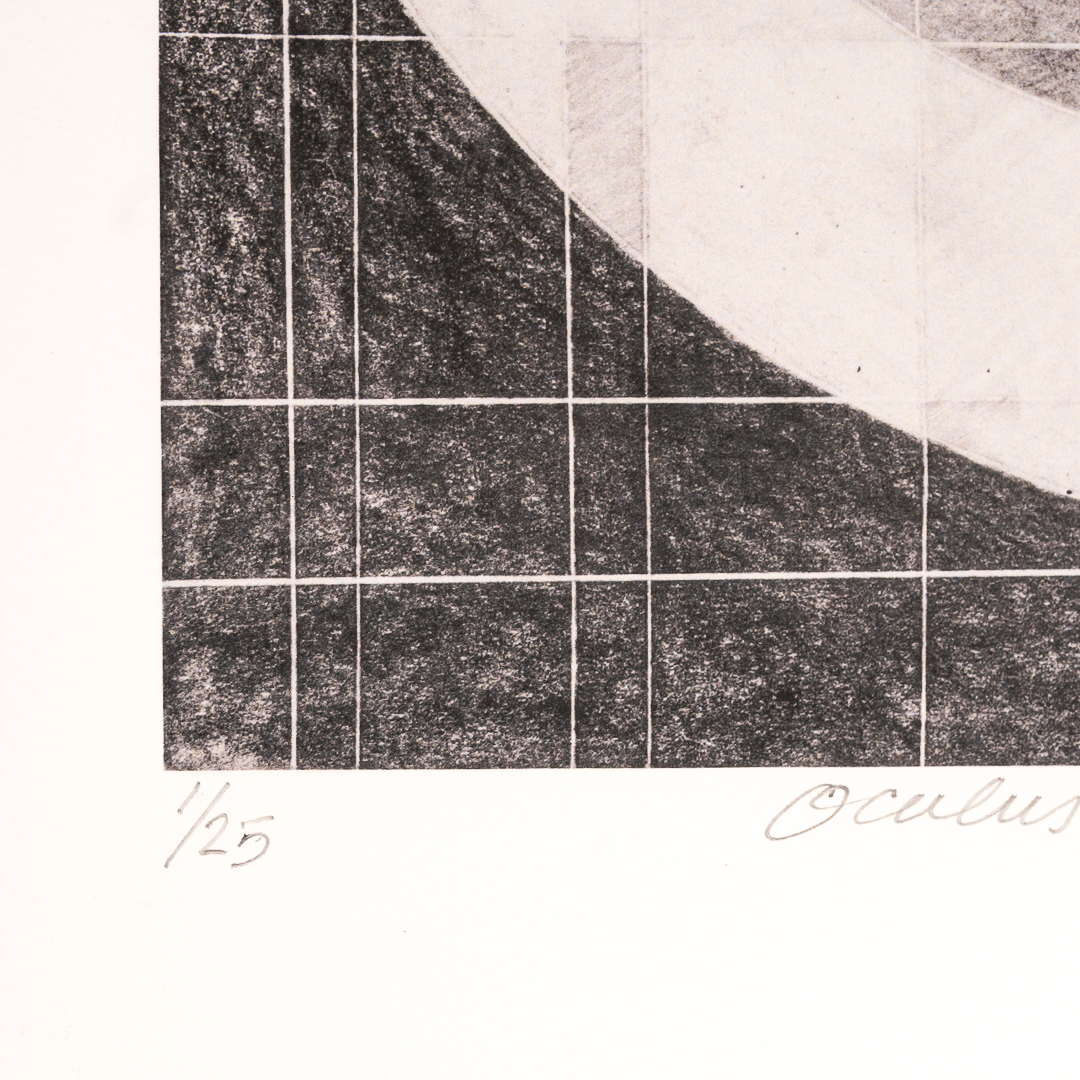 David Dew Bruner : "Oculus II" digital print on archival paper, Unframed