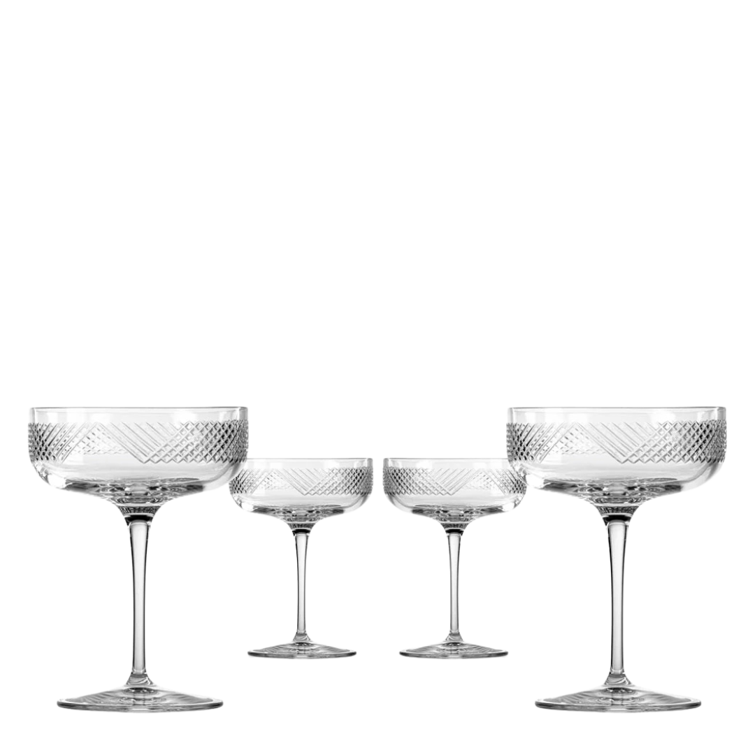 Bourbon Street : Coupe Glass 10.25oz, set of 4