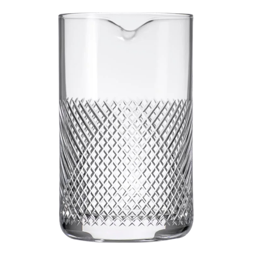 Bourbon Street : lead free crystal Cocktail Mixing Glass