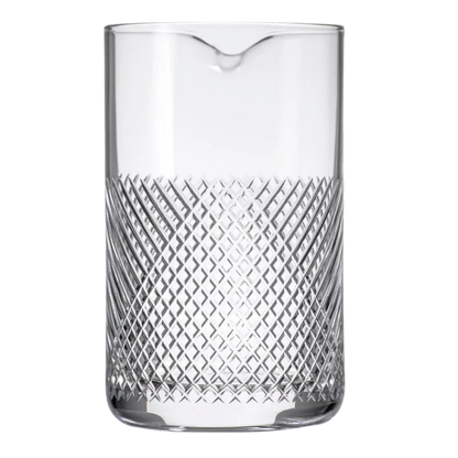 Bourbon Street : lead free crystal Cocktail Mixing Glass