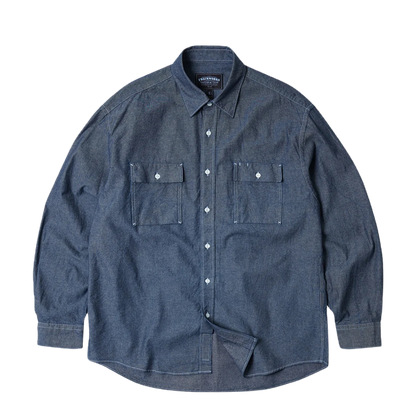 FrizmWORKS : Cigarette Pocket Chambray Shirt